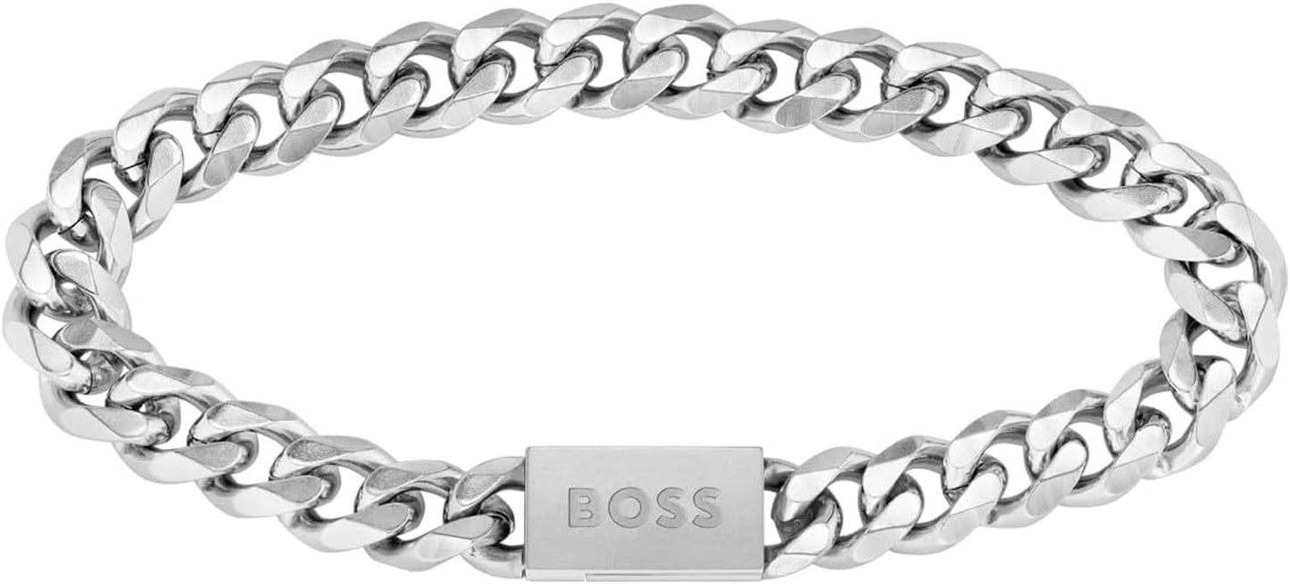 Jewelry Men'S CHAIN LINK Collection Chain Bracelet Available in Two Sizes