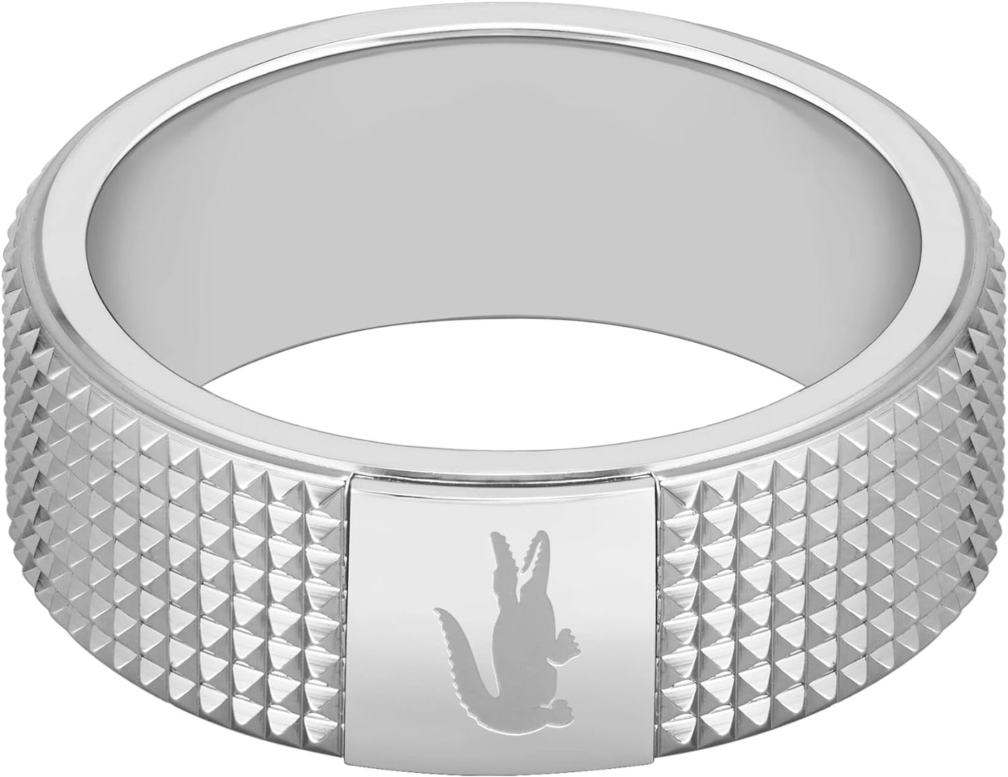 Men'S STENCIL Collection Ring in Stainless Steel