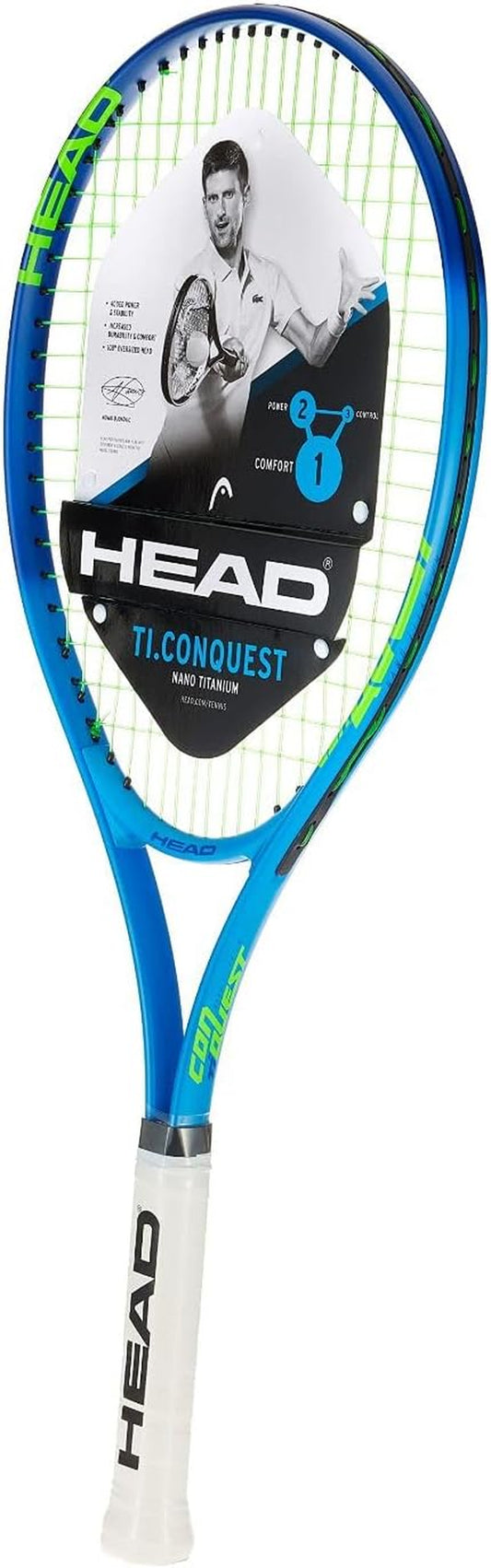 Ti. Conquest Tennis Racket - Pre-Strung Light