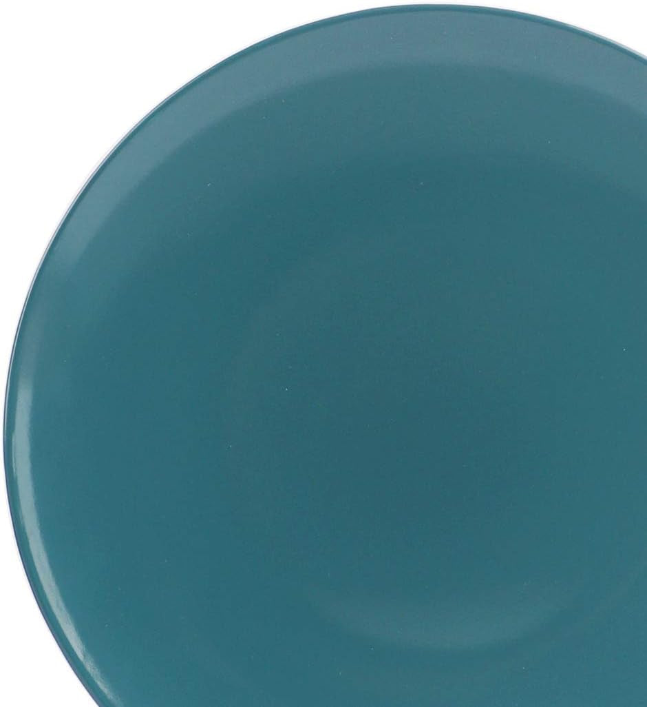 18-Piece Stoneware Dinnerware Set - Deep Teal, Service for 6