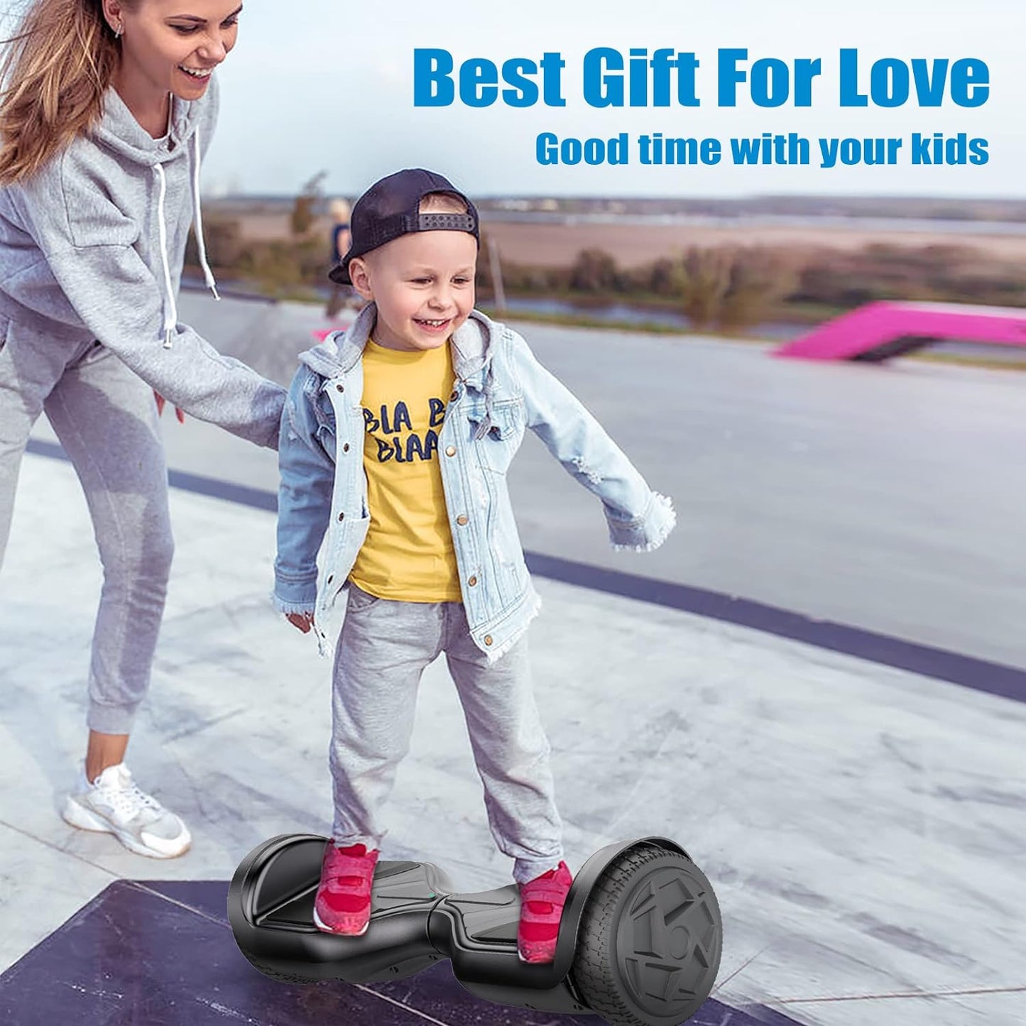 6.5" Hoverboard, A18 Model, Self Balancing Electric Scooter, Bluetooth Hoverboard for Kids and Adults