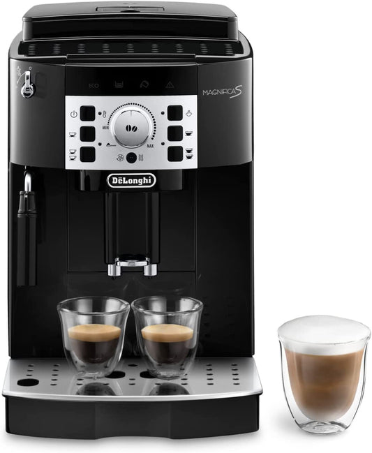 Magnifica S, Automatic Bean to Cup Coffee Machine, Espresso and Cappuccino Maker, ECAM22.110.B, 1.8 Liters,Black [Amazon Exclusive]