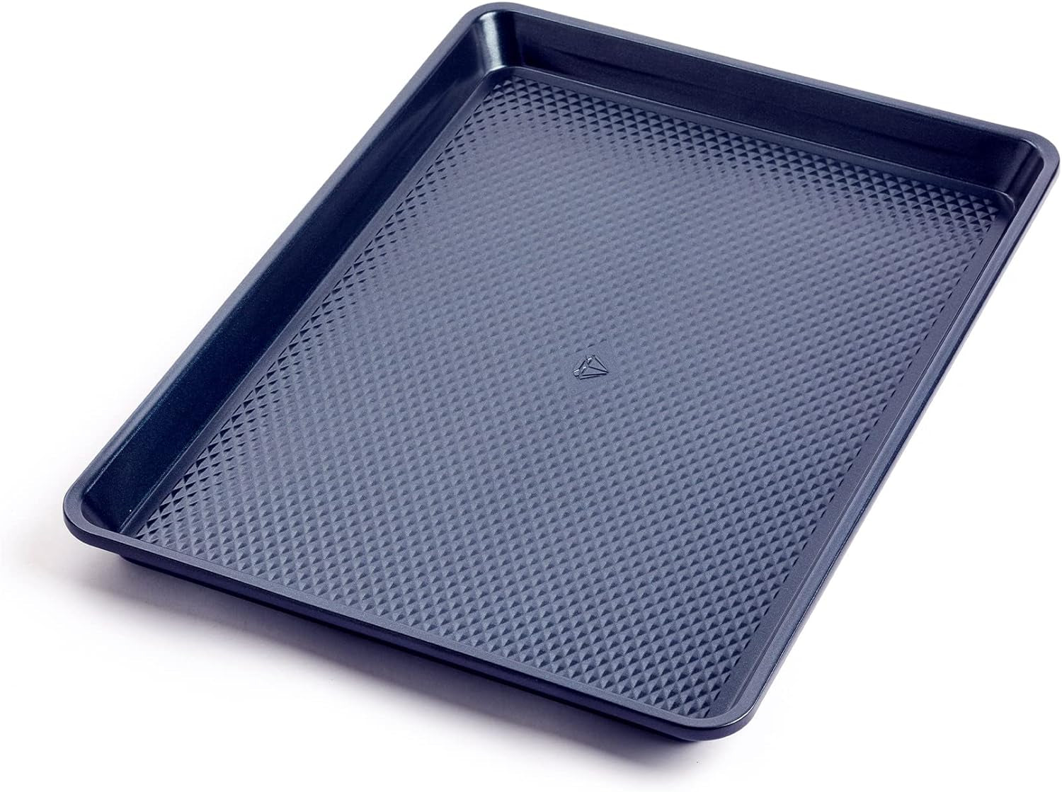 Bakeware Diamond Infused Ceramic Nonstick, 33 X 23Cm Quarter Cookie Sheet Baking Pan, Dishwasher and Freezer Safe, Pfas-Free, Blue