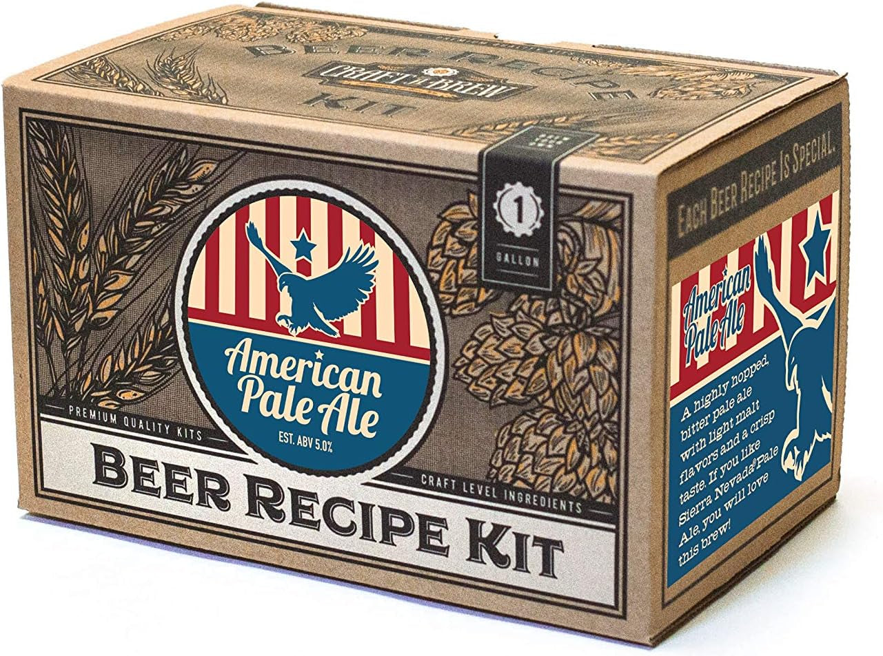 American Pale Ale Refill Recipe Kit; 1 Gallon; Ingredients for Home Brewing Beer