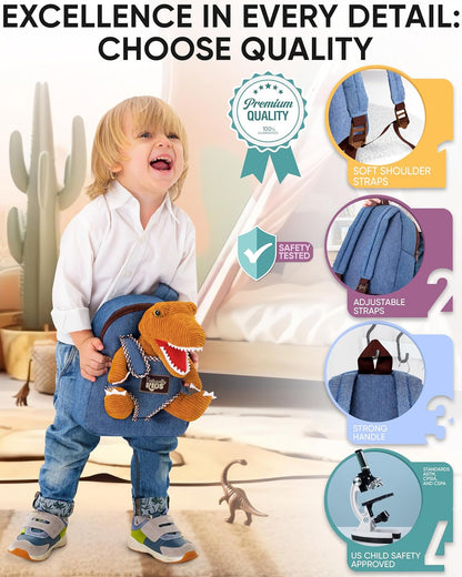 Toddler Backpack W Stuffed Animals