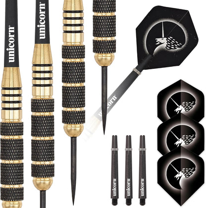 Steel Tip Darts Set | Core plus | Authentic 100% Brass Barrels