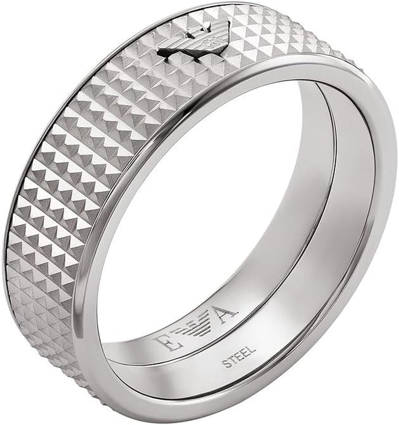 Men'S Stainless Steel Band Ring, EGS29880409