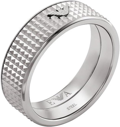 Men'S Stainless Steel Band Ring, EGS29880409