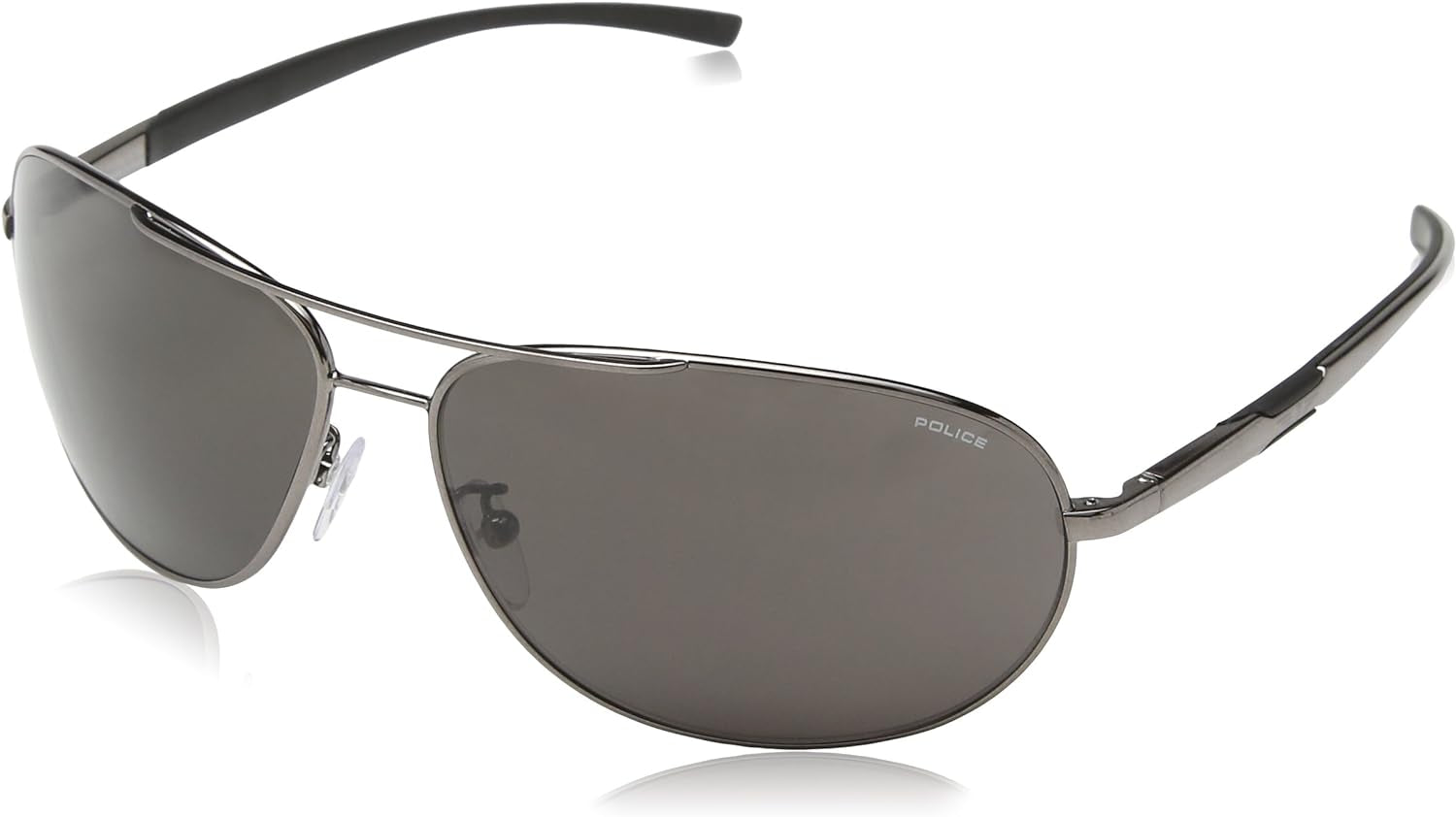 Police Men'S S8182 Sunglasses, Grey (Shiny Gunmetal), One Size