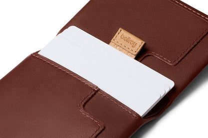 Slim Sleeve, Slim Leather Wallet (Max. 8 Cards and Bills)