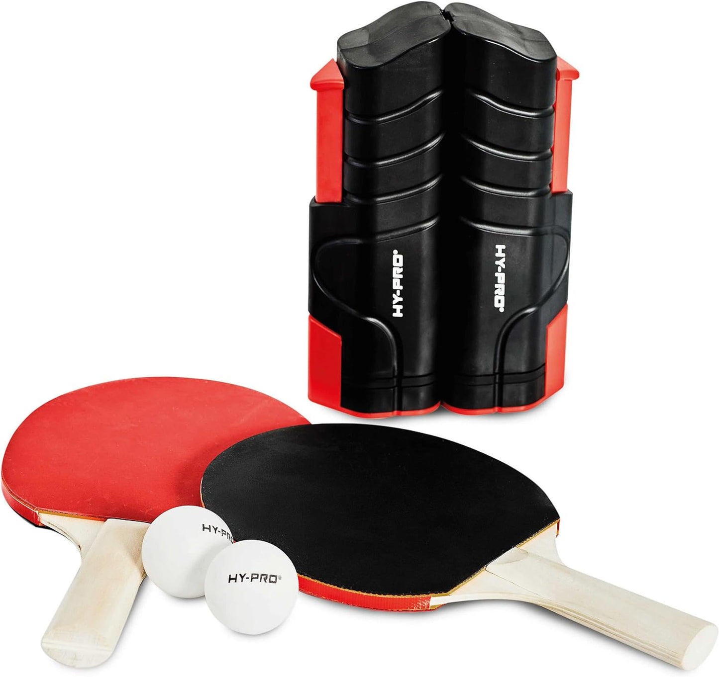 Portable Table Tennis Ping Pong Set - Retractable Net 2 X Bats & 2 X Balls