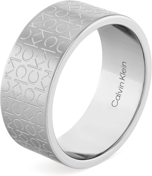 Men'S CK ICONIC for HIM Collection Ring Stainless Steel - 35000437F