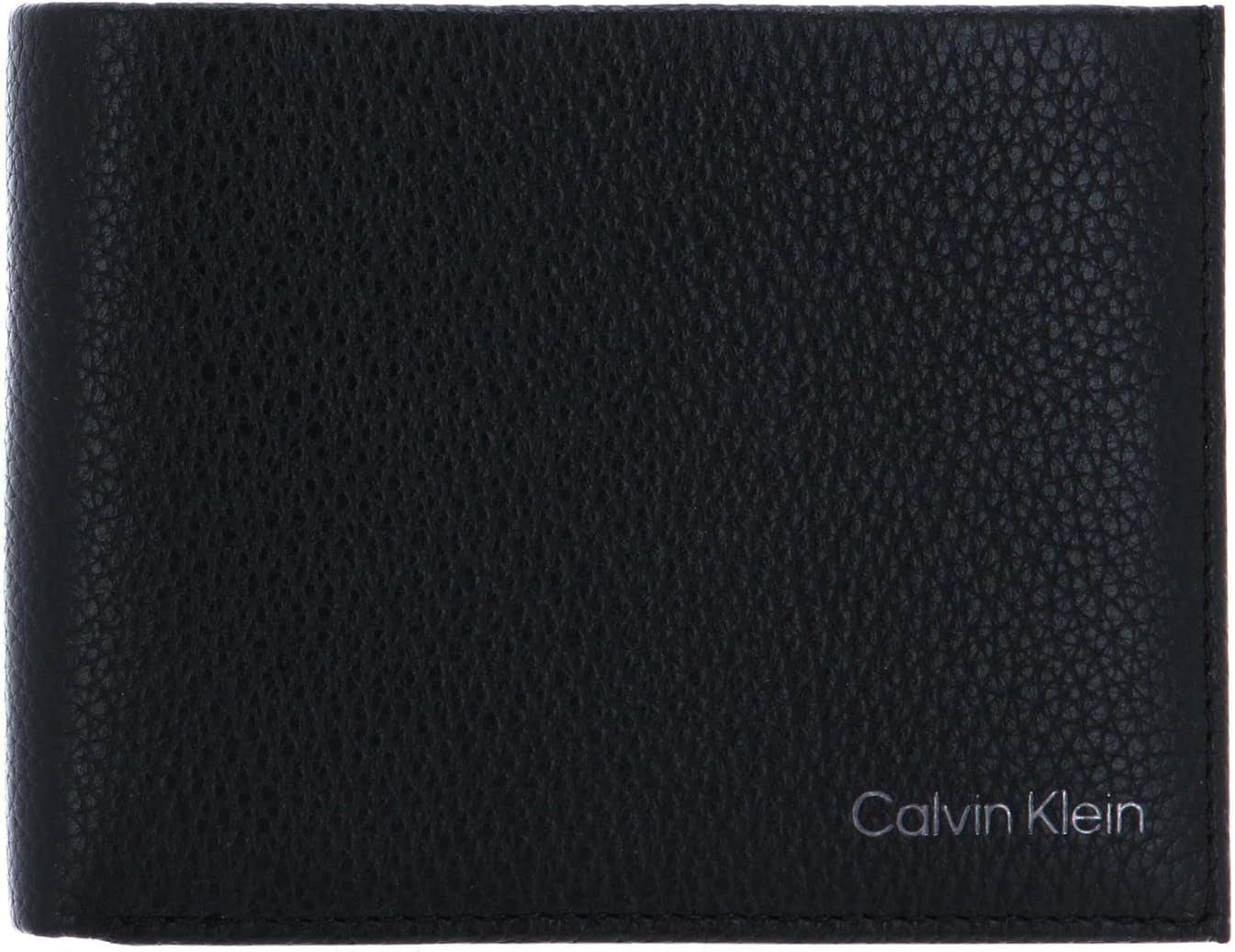 Men'S Warmth Bifold 5CC W/Coin L Wallets, Black, One Size