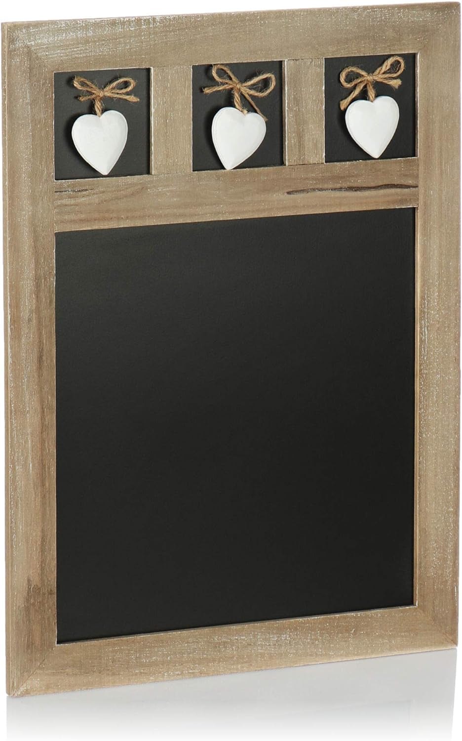 ® Memo Board - Chalk Board for Hanging - Decorative Board for Writing on - Grey Kitchen Accessories for Notes - Chalk Blackboard, 40 X 30 Cm (01 Piece - 40 X 30 Cm)