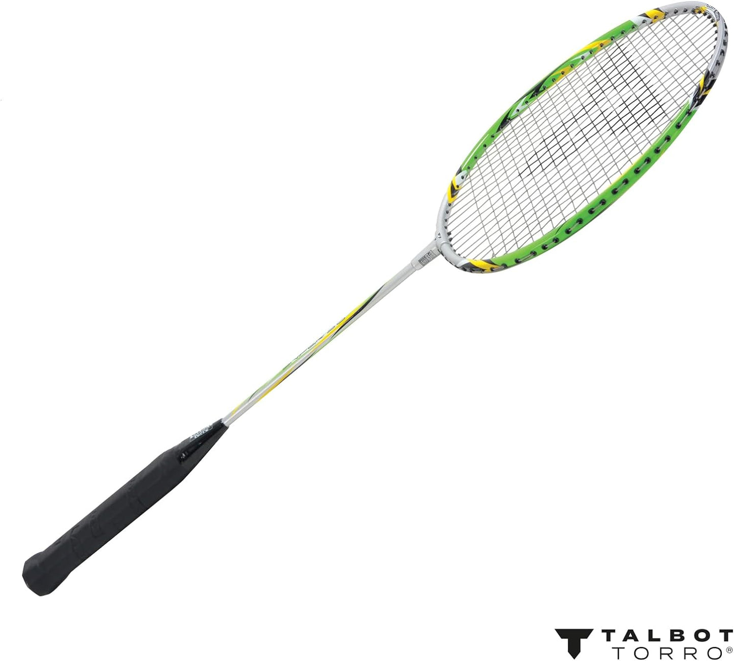 Badminton Racket Sniper 3.6,Colour: Silver-Green, 429802